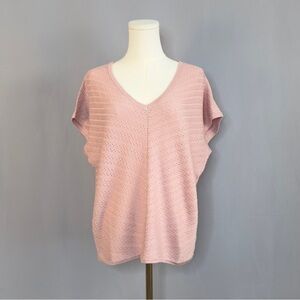 Tahari V-Neck Blouse Elevate Your Wardrobe With This Blush Pink Top